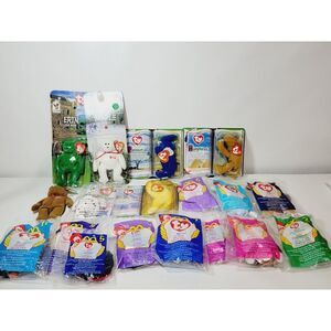 Ty Original Teenie Beanie Collection Lot Of 18 -  Beanies McDonald's Happy Meal